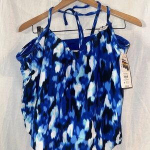 Blue Patterned Women's Swimsuits